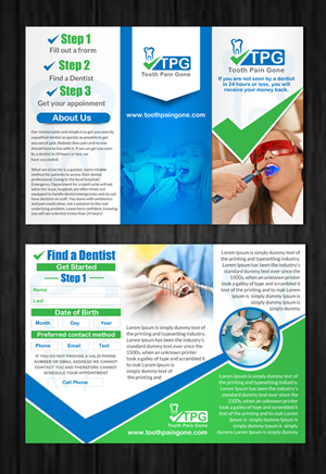 Brochure Design by ESolz Technologies for Chamberlain Dental | Design #4783833