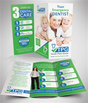 Design de Brochure par creationz2011 pour Chamberlain Dental | Design : #4857480