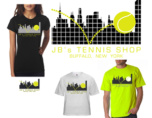 T-shirt Design by piersols for JB''s Tennis Shop | Design: #4770887
