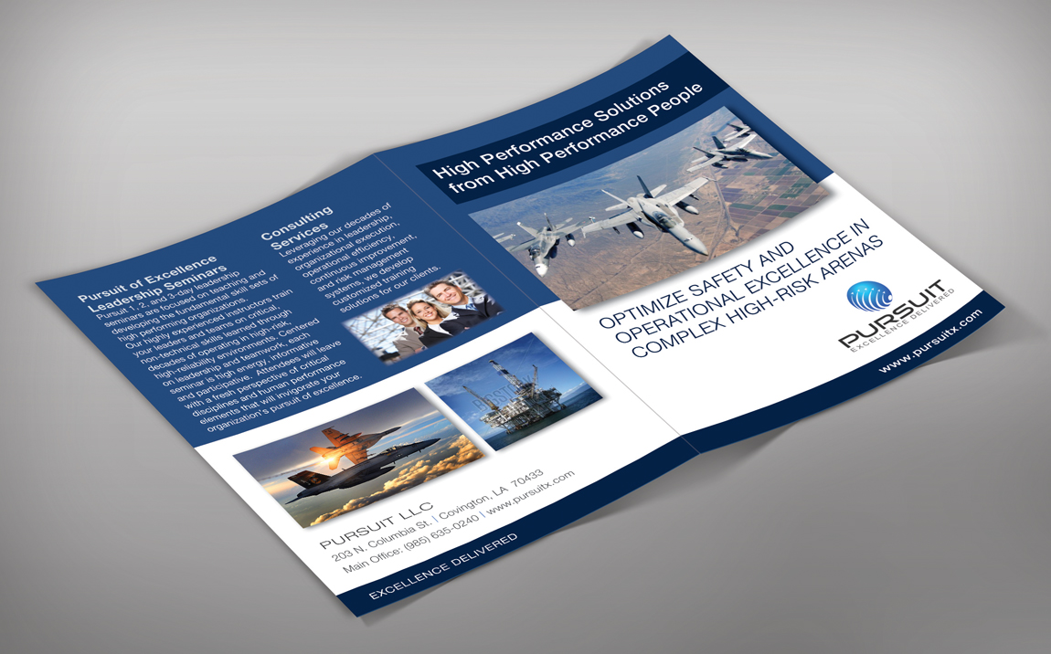 Brochure Design by Ekanite for Pursuit LLC | Design #1351158