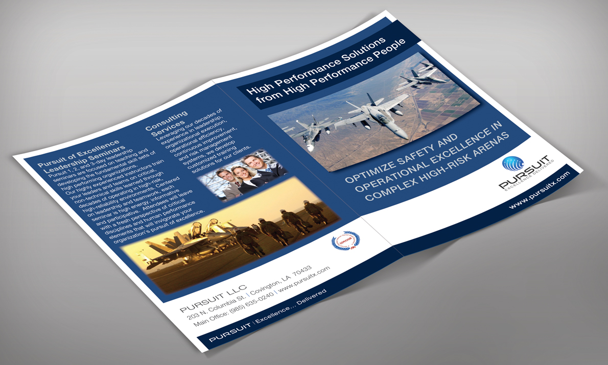 Brochure Design by Ekanite for Pursuit LLC | Design #1352970