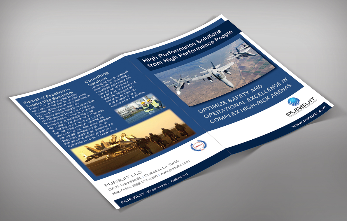 Brochure Design by Ekanite for Pursuit LLC | Design #1356890