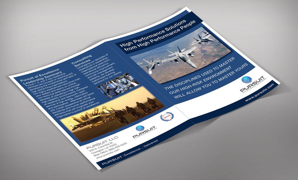Brochure Design by Ekanite for Pursuit LLC | Design #1387504
