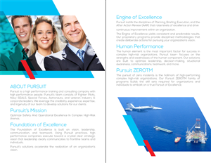 Brochure Design by Clem for Pursuit LLC | Design: #1354819