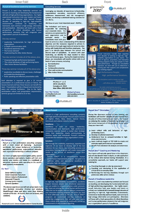 Brochure Design by Jay for Pursuit LLC | Design #1362612