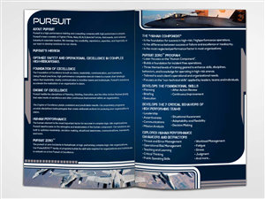 Brochure Design by The Dabhand for Pursuit LLC | Design: #1361890