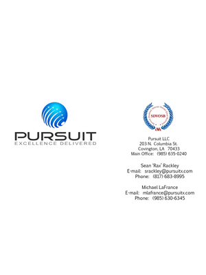 Brochure Design by Whiterabbit for Pursuit LLC | Design: #1360355