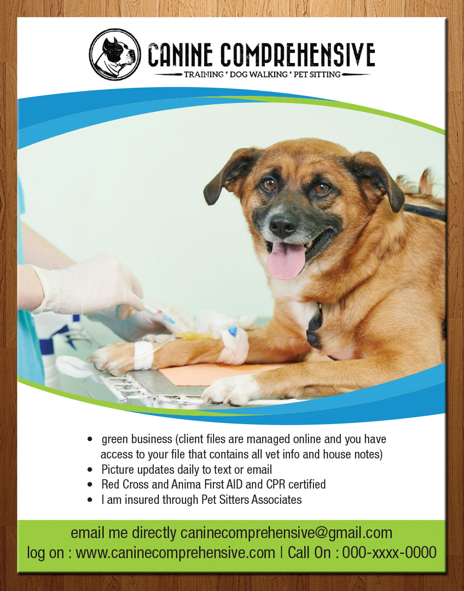 Diseño de Flyer por theblueart para Canine Comprehensive | Diseño #4775806
