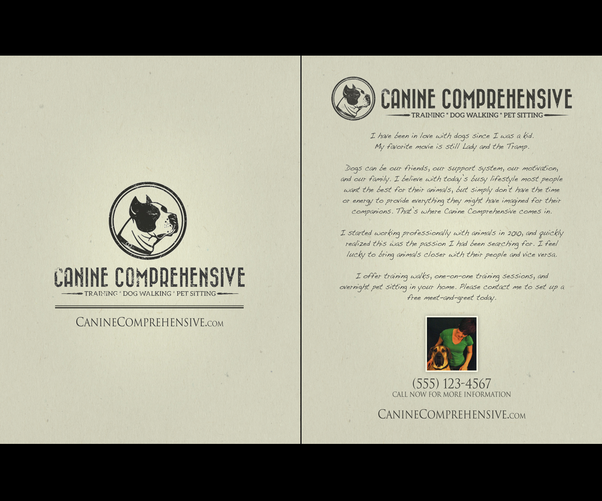 Diseño de Flyer por Brian Ellis para Canine Comprehensive | Diseño #4769759