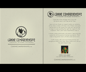Design de Flyer par Brian Ellis pour Canine Comprehensive | Design : #4769759