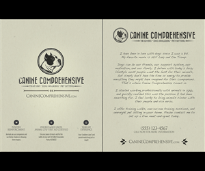 Design de Flyer par Brian Ellis pour Canine Comprehensive | Design : #4769762