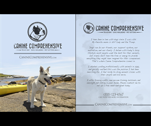 Design de Flyer par Brian Ellis pour Canine Comprehensive | Design #4769764