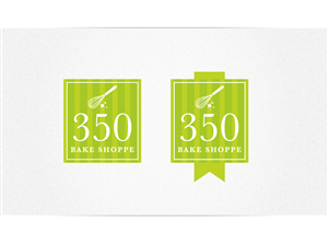 Logo Design by Cherry Pop Design for 350 Bake Shoppe | Design: #1421313