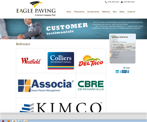 Diseño Con Ilustración por neboica para Eagle Paving | Diseño: #1349956
