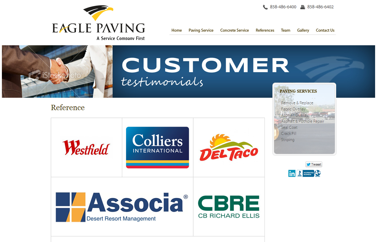 Diseño Con Ilustración por neboica para Eagle Paving | Diseño #1349984