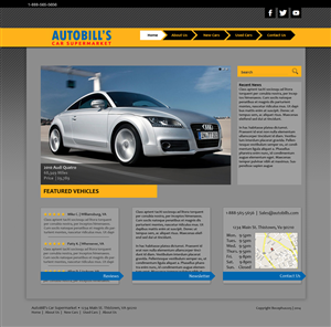 Web Design by bocephus205 for this project | Design #4771145