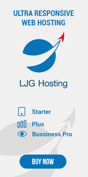 Banner Ad Design by sikamcoy222 for www.ljghosting.com | Design #4797847