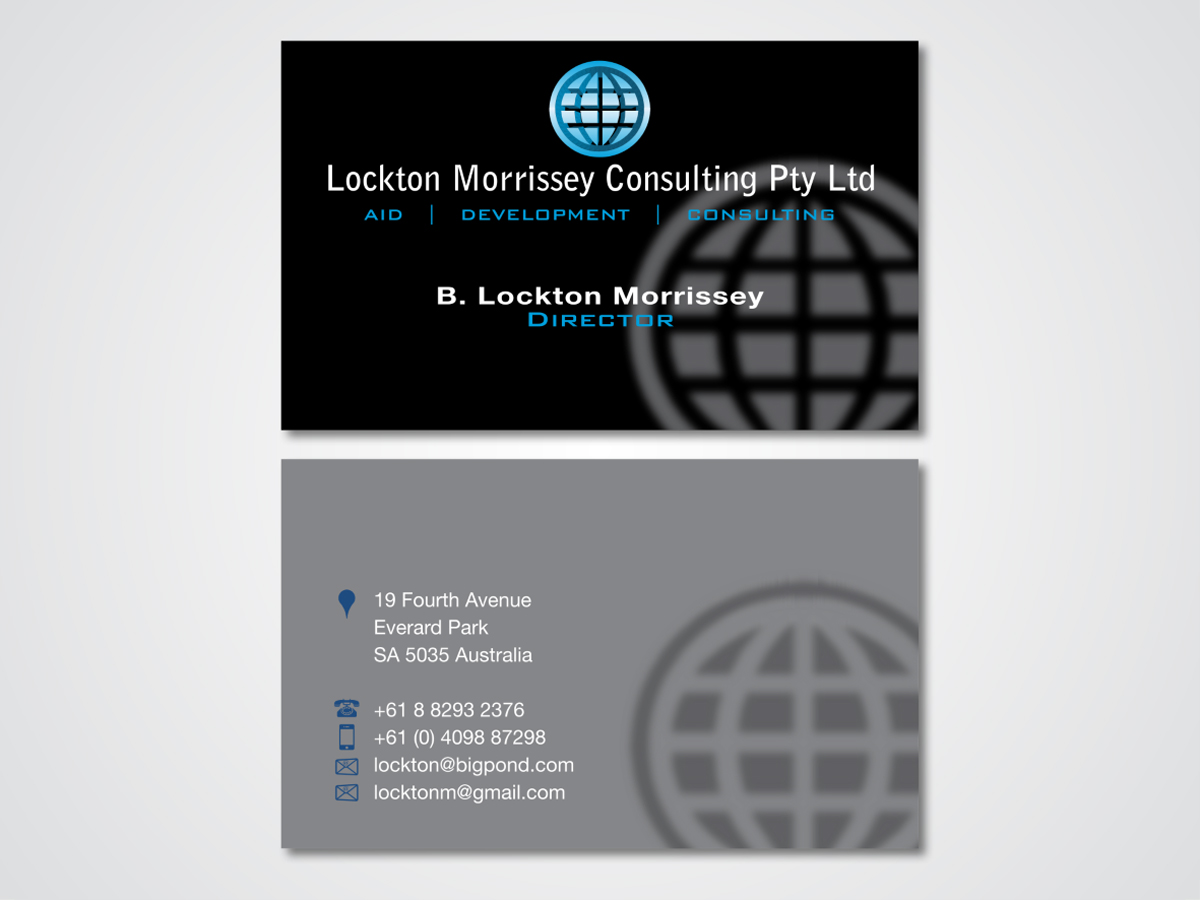 Visitenkarten-Design von Arnett für dieses Projekt | Design #1351881