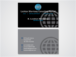 Business Card Design by Arnett for this project | Design: #1351881