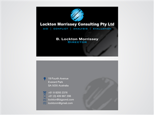 Business Card Design by Arnett for this project | Design: #1354877