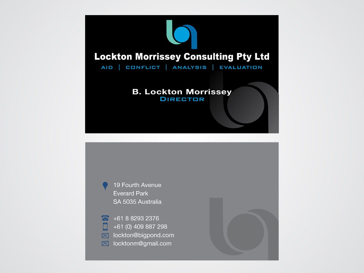 Visitenkarten-Design von Arnett für dieses Projekt | Design #1354882