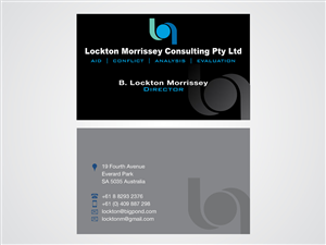 Business Card Design by Arnett for this project | Design: #1354882