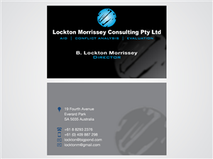 Business Card Design by Arnett for this project | Design: #1373663
