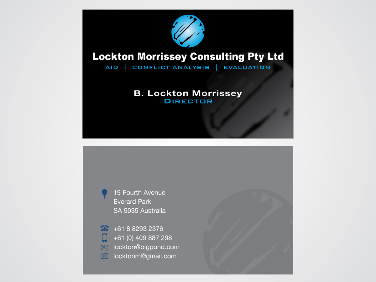 Business Card Design by Arnett for this project | Design: #1373672