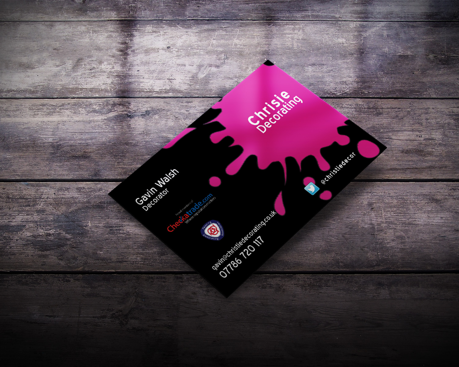 Diseño de Tarjeta de Presentación por Lanka Ama para Christie Decorating  | Diseño #4779100