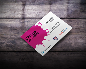 Business Card Design by Lanka Ama for Christie Decorating  | Design: #4779102