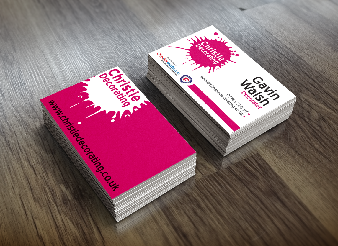 Diseño de Tarjeta de Presentación por Hans Blanc para Christie Decorating  | Diseño #4789874