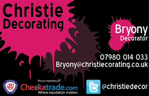 Diseño de Tarjeta de Presentación por Orion's Finest para Christie Decorating  | Diseño #4803955