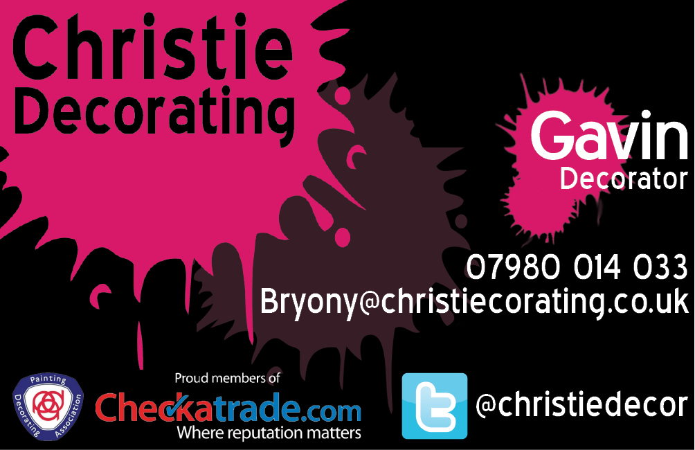 Diseño de Tarjeta de Presentación por Orion's Finest para Christie Decorating  | Diseño #4803979