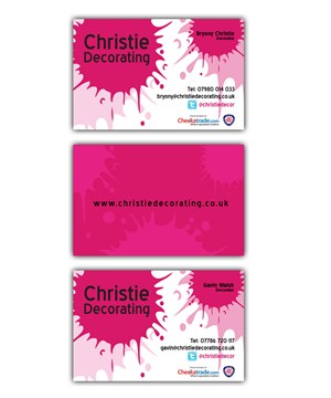 Diseño de Tarjeta de Presentación por MustardMike para Christie Decorating  | Diseño #4782804