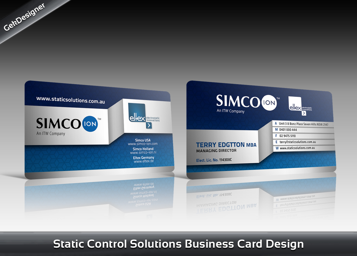 Business Card Design by gekgrfx for this project | Design #1355924