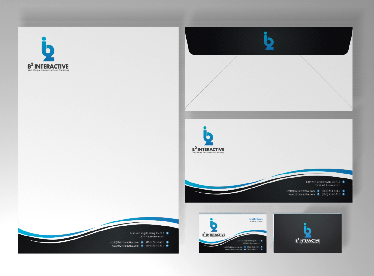 Design de Papeterie par BrandWar pour B2 Interactive | Design #1373267
