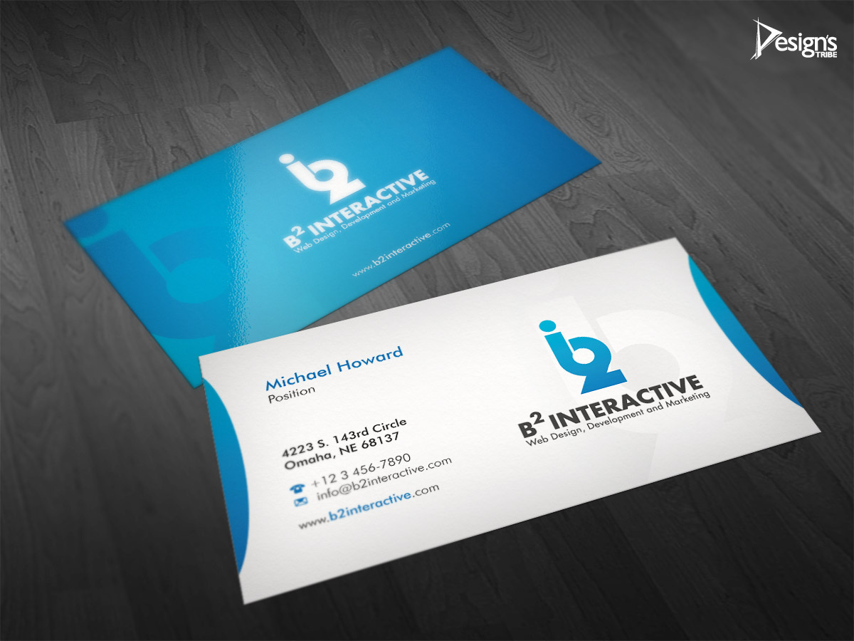 Schreibwaren-Design von DesignsTRIBE für B2 Interactive | Design #1356335