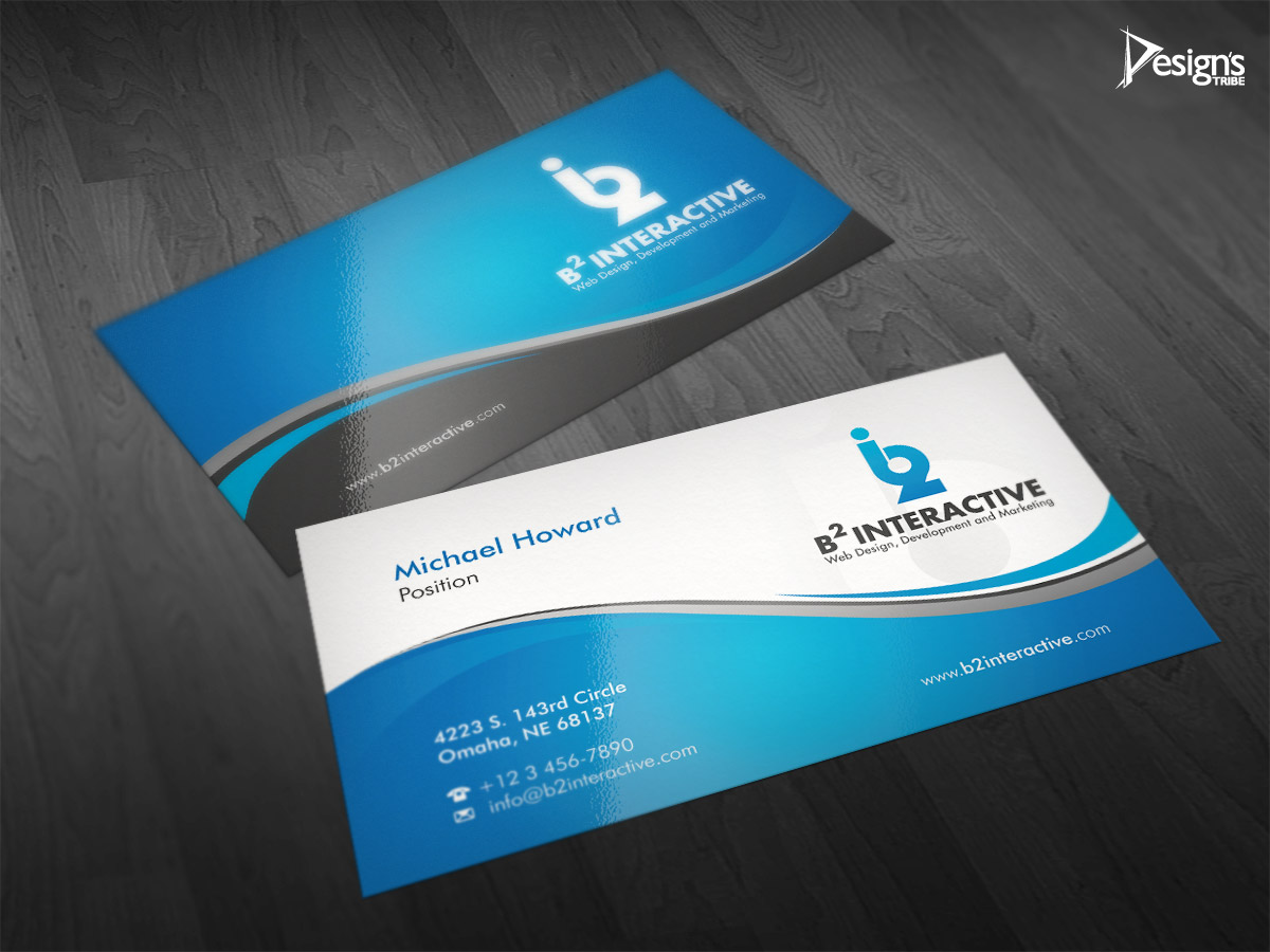 Design de Papeterie par DesignsTRIBE pour B2 Interactive | Design #1356349