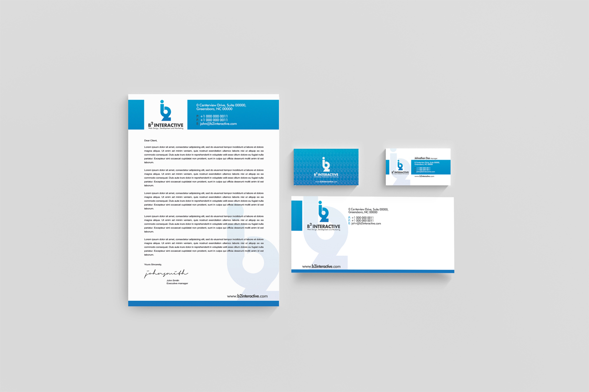 Design de Papeterie par diRtY.EMM pour B2 Interactive | Design #1353865