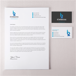 Stationery Design by HYPdesign for B2 Interactive | Design: #1360676