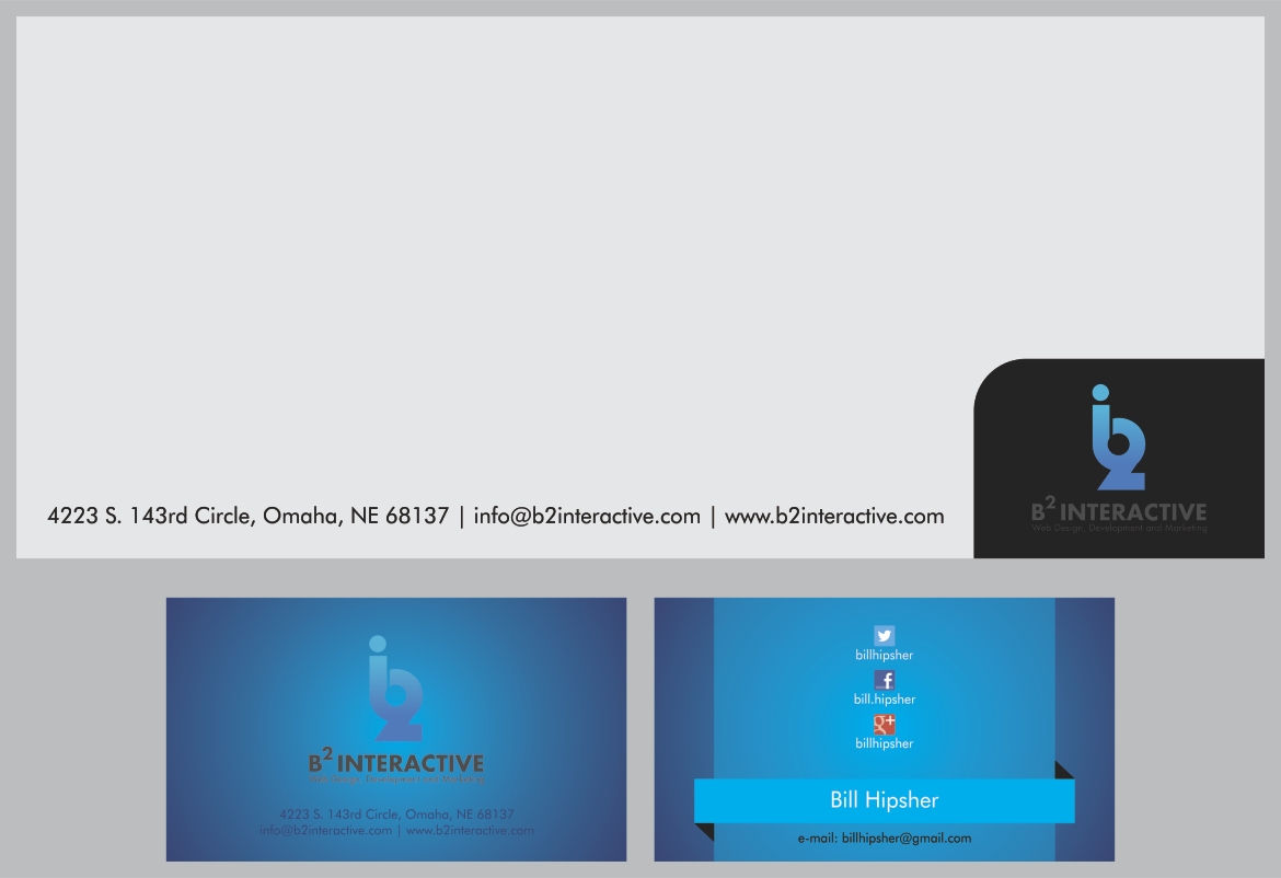 Stationery Design by barinix for B2 Interactive | Design #1363481