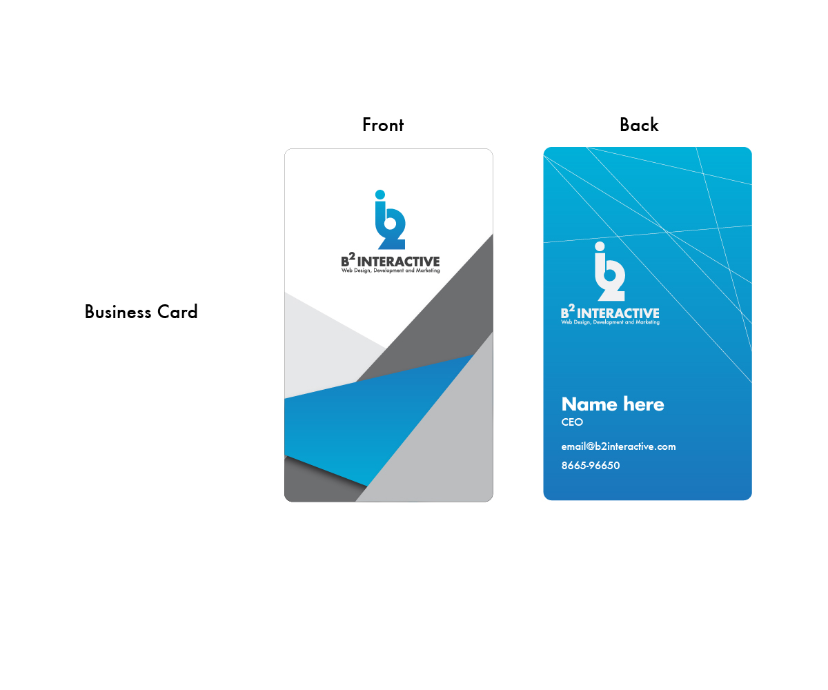 Stationery Design by Marco Umana for B2 Interactive | Design #1352239