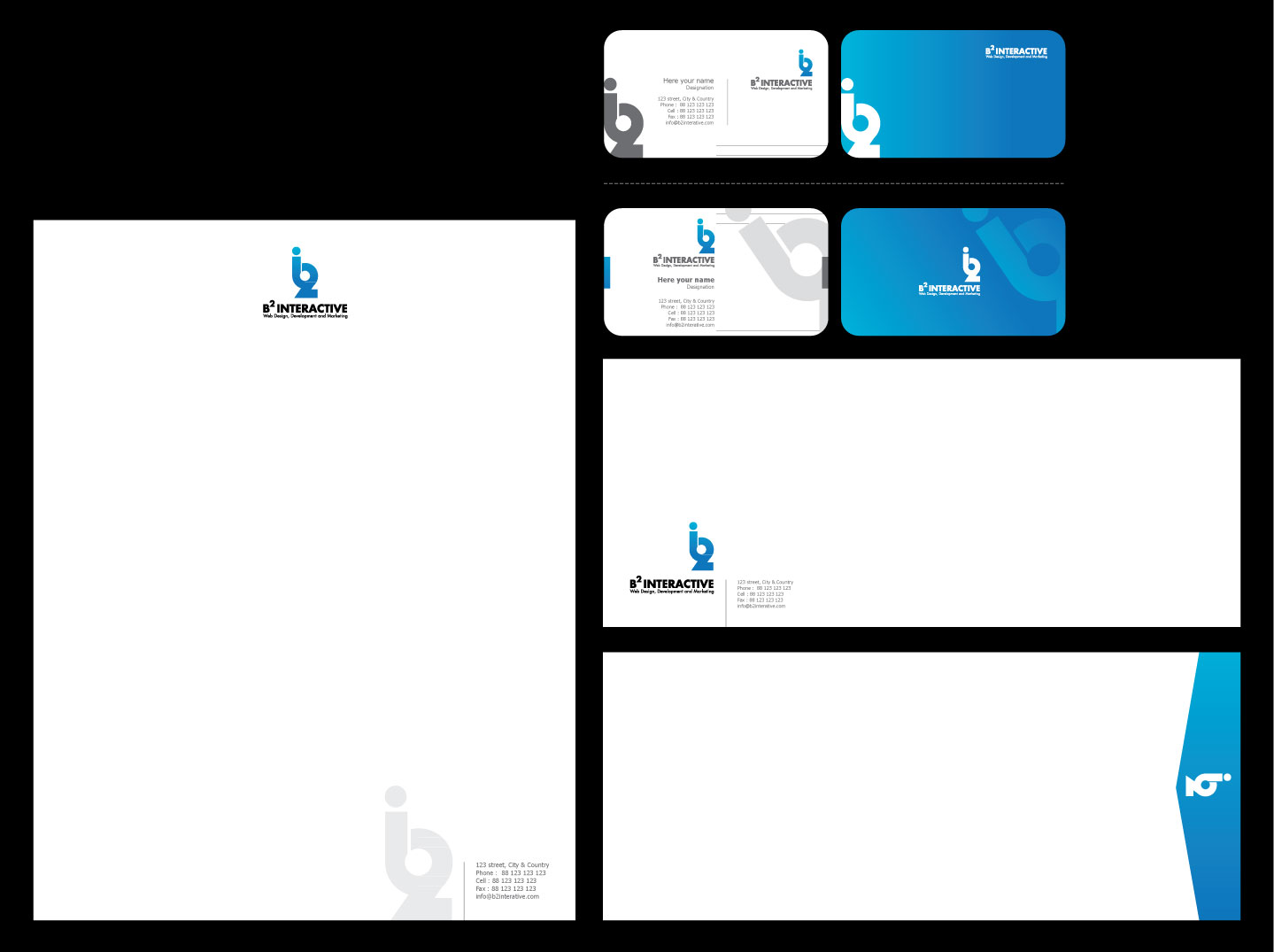 Stationery Design by Ad Park for B2 Interactive | Design #1356401