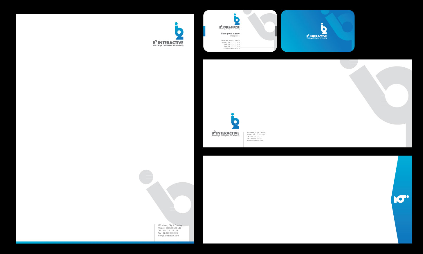 Stationery Design by Ad Park for B2 Interactive | Design #1362577