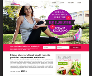 Web Design by SJ for Lean Clean Eating | Design: #1354945