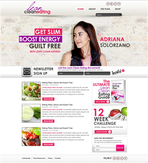 Web Design by TechWise for Lean Clean Eating | Design: #1360621