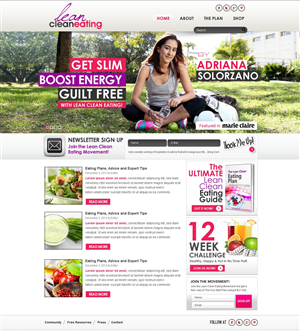 Web Design by TechWise for Lean Clean Eating | Design: #1367655