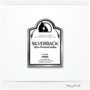 Innovative label design for premium vodka bottle | Diseño Gráfico por hery_krist