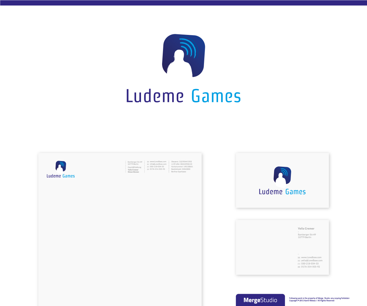 Logo Design by MergeStudio for Ludeme Games | Design #1352614