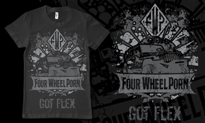 T-shirt Design by MangKepweng for Fourwheelporn | Design: #4789680